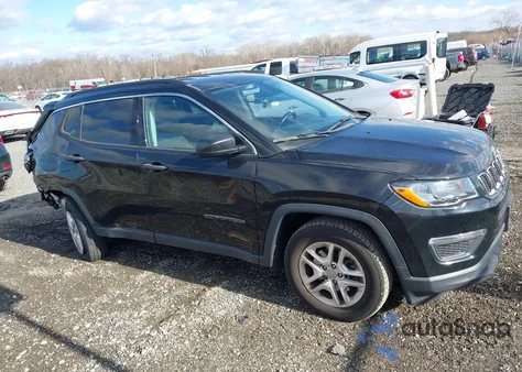 2019 Jeep Compass Sport Fwd from USA, damaged, VIN 3C4NJCAB5KT624032